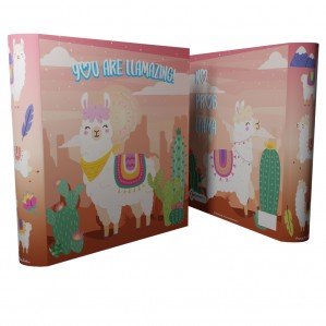 Carpeta Cartopel 3 Anillos llamas